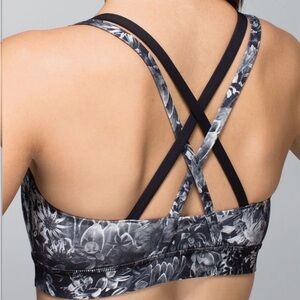 Lululemon Flower print energy bra